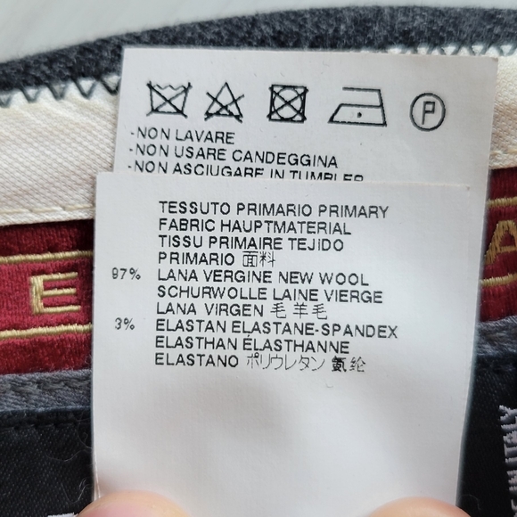 DSquared2 wool flannel women's trousers, IT 38, US 2 - Picture 9 of 10